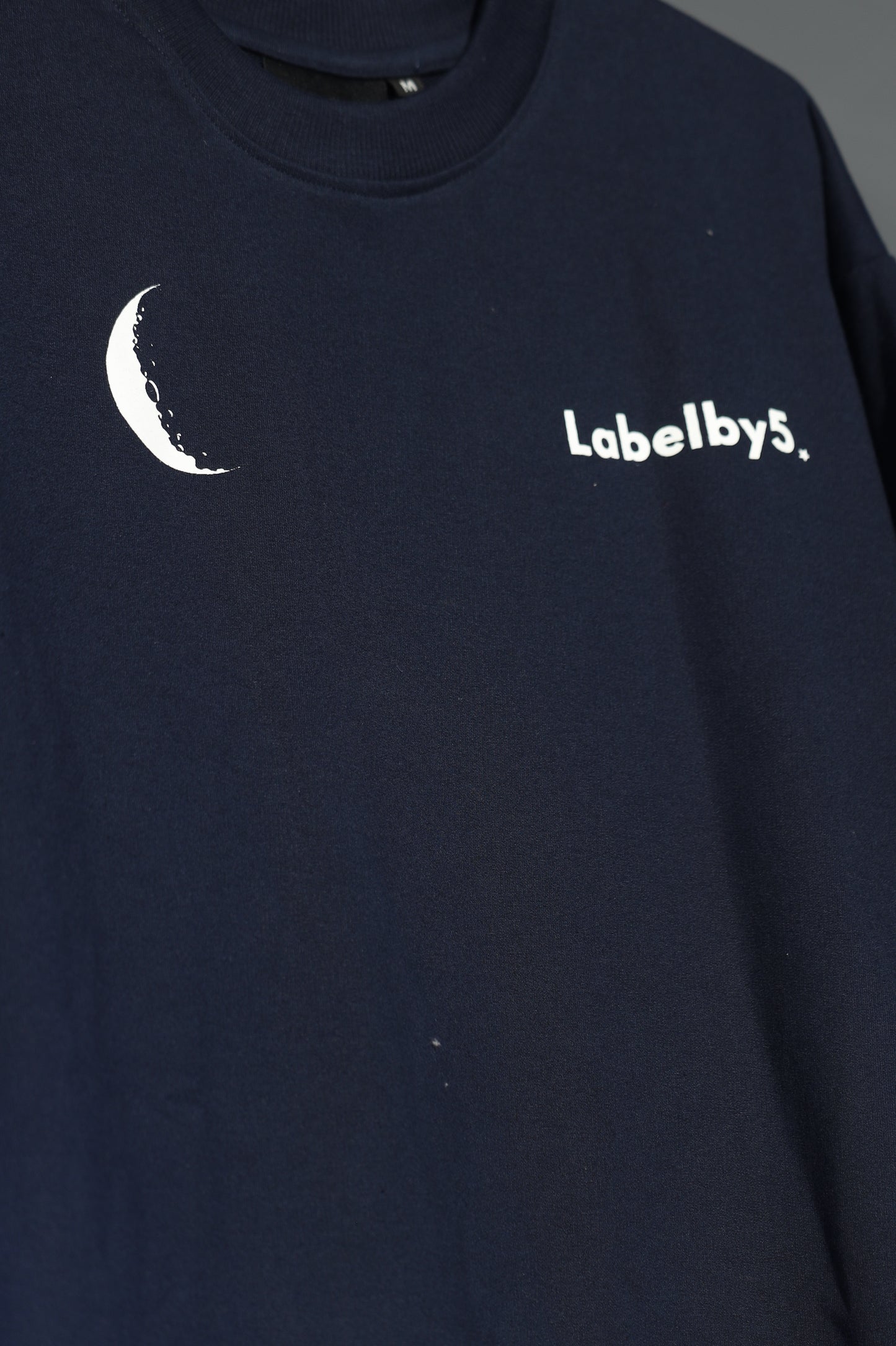 Moon - Navy Blue Oversized T-shirt