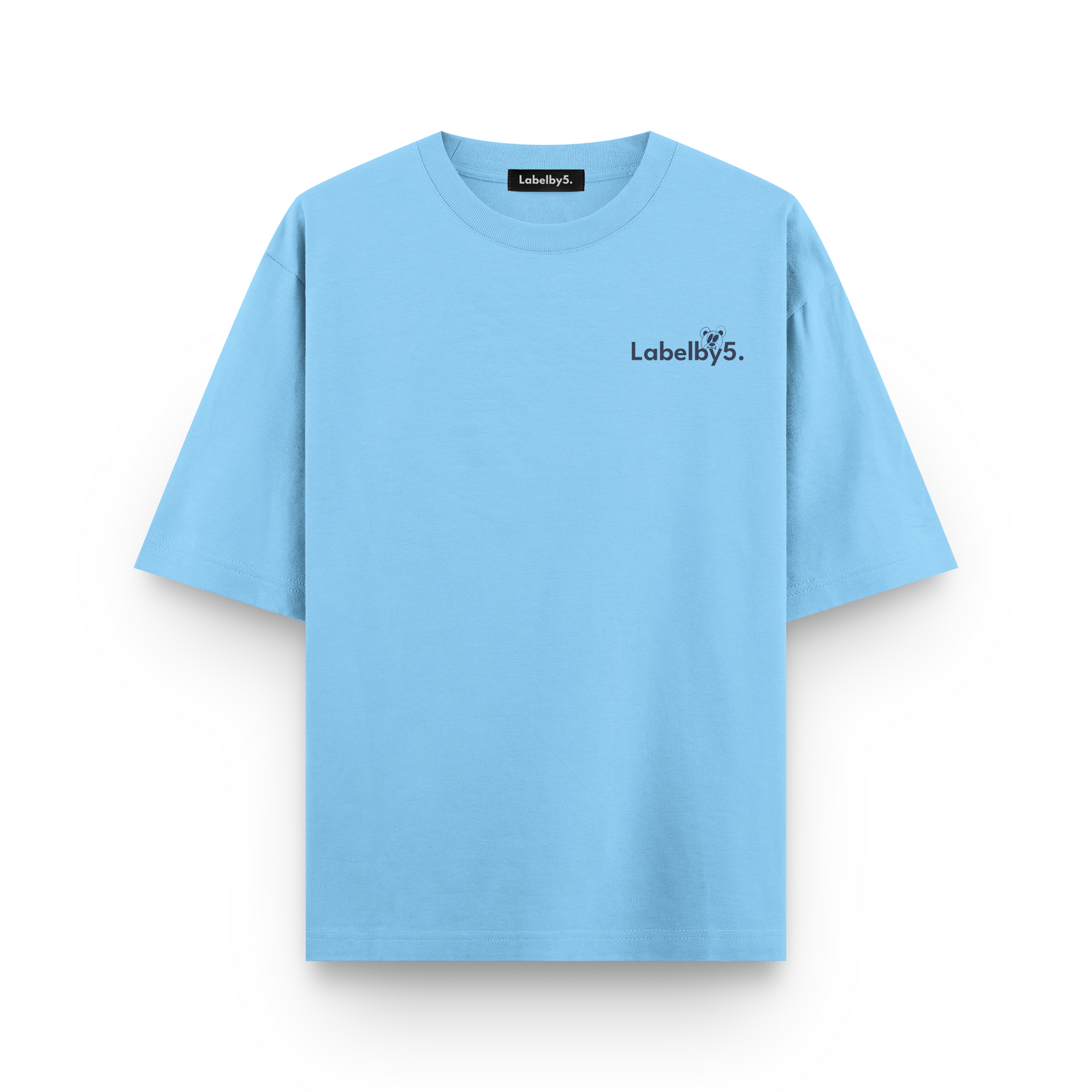 LT Blue Graffibear Oversized T-shirt