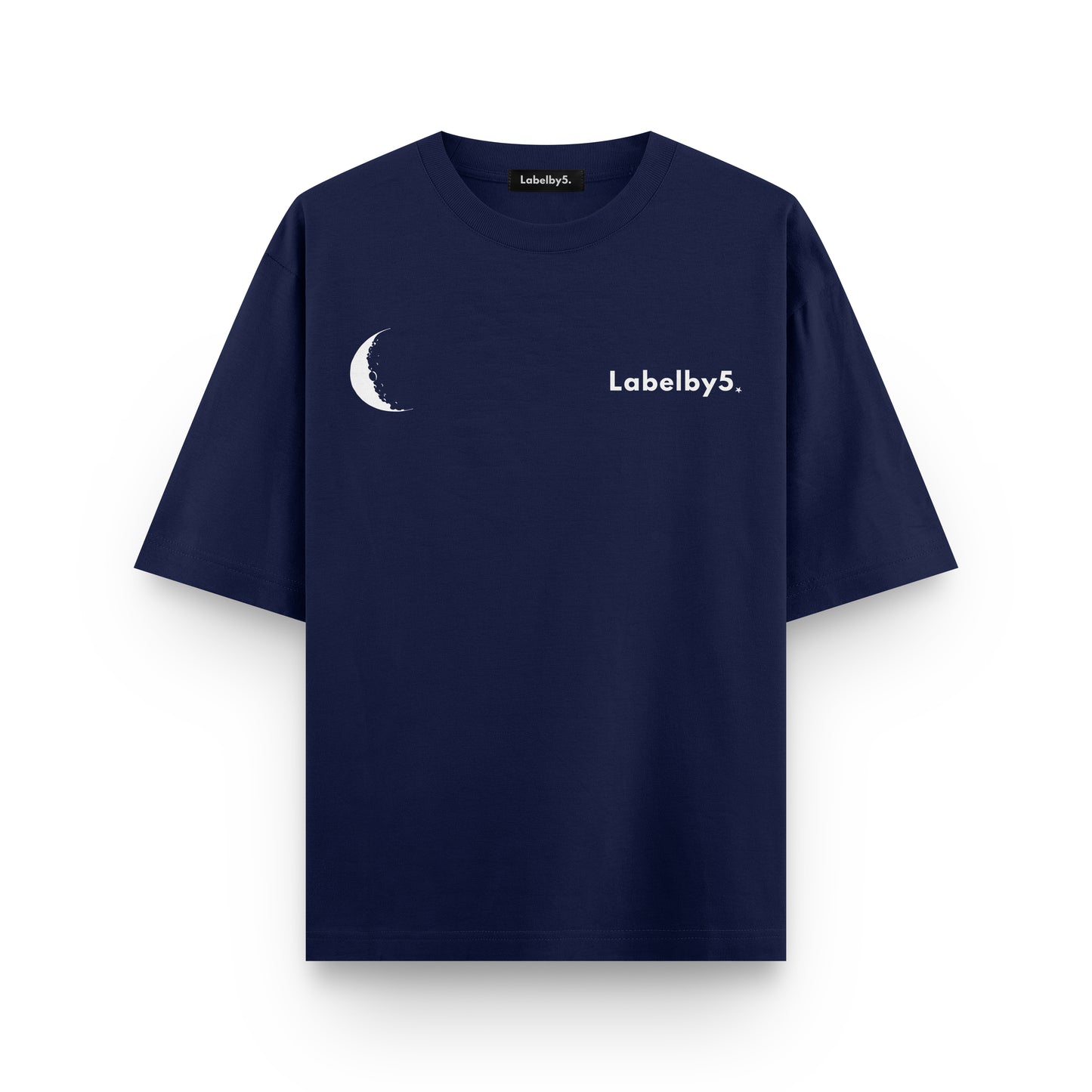 Moon - Navy Blue Oversized T-shirt