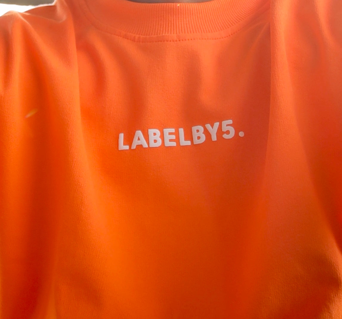 The Label - Orange Oversized T-shirt