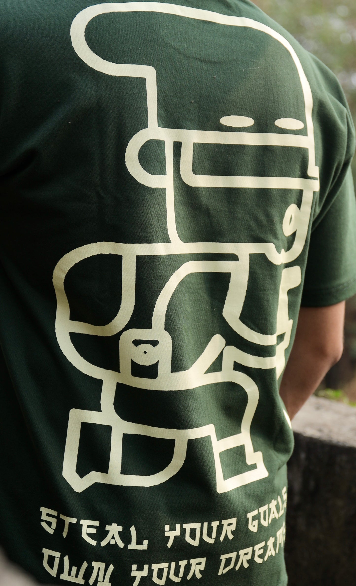 Bottle Green Oversized T-shirt