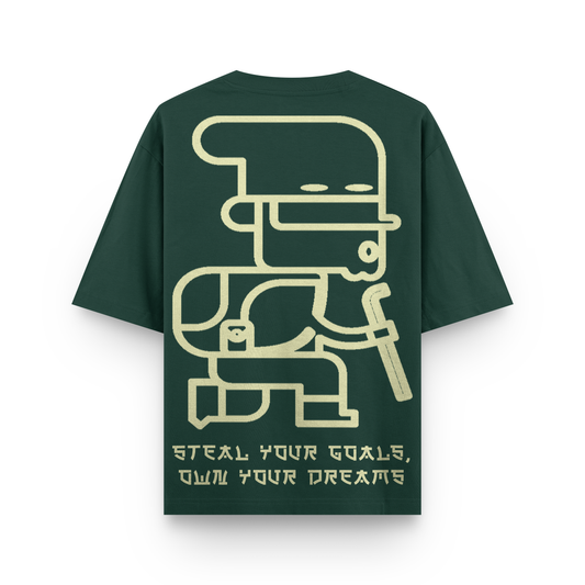 Bottle Green Oversized T-shirt